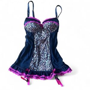 Cheetah Print Babydoll Lingerie💕🐆